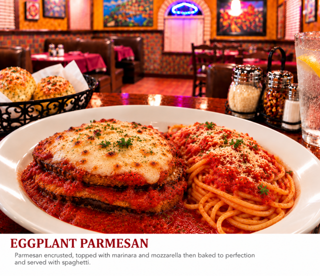Eggplant parmesan.