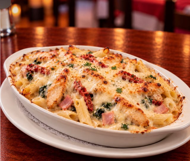 Chicken rustica.