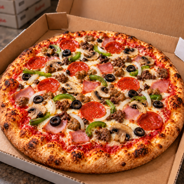 Supreme pizza.