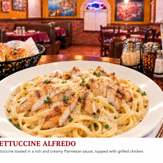 Chicken fettuccini