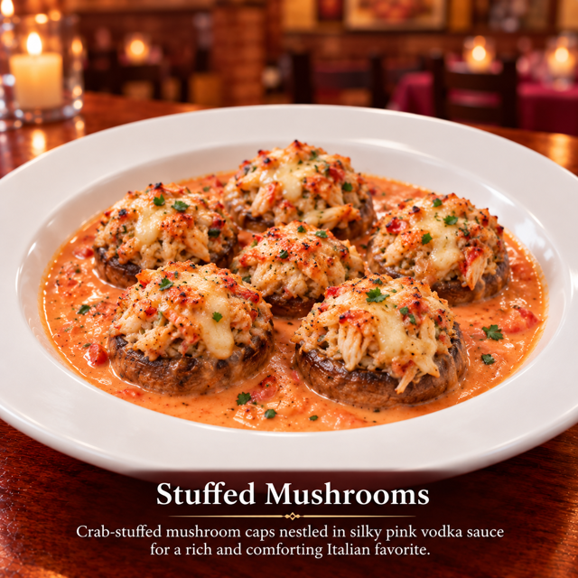 Stuffed mushrooms.