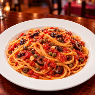 Spaghetti puttanesca