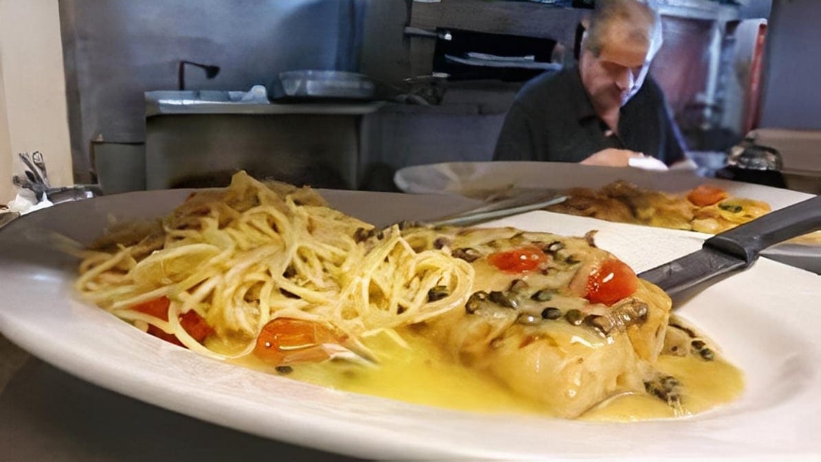 Fresh tilapia piccata.