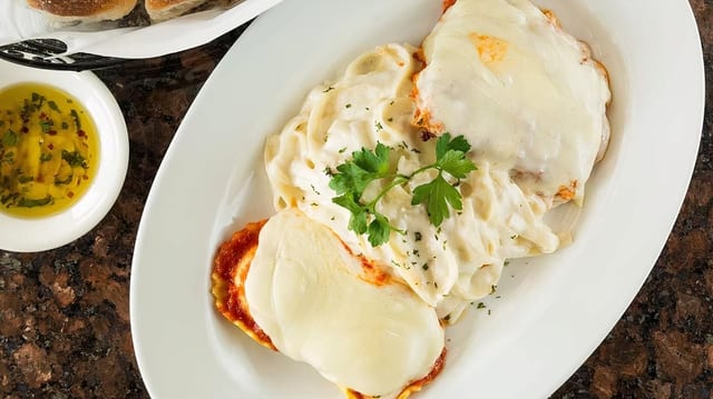 Pronto's trio pasta.