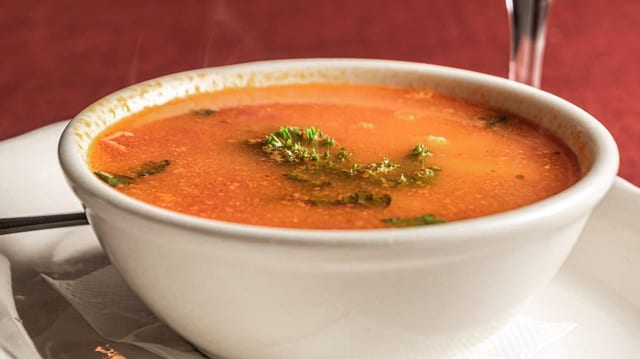 Pasta fagioli soup.
