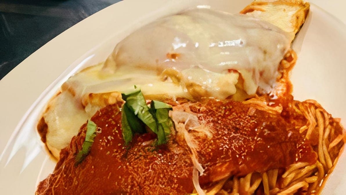 Eggplant parmesan.